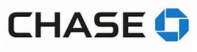 Chase logo with black text and a blue octagonal emblem.