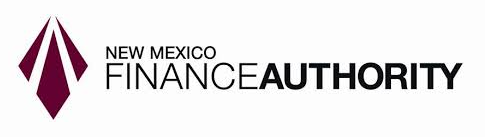 New Mexico Finance Authority logo with maroon geometric design
